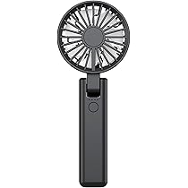 折りたたみ式ハンディファン 黒 HASHTAG 折り畳み式ハンディファン ブルーモーメント HT-HFAN
